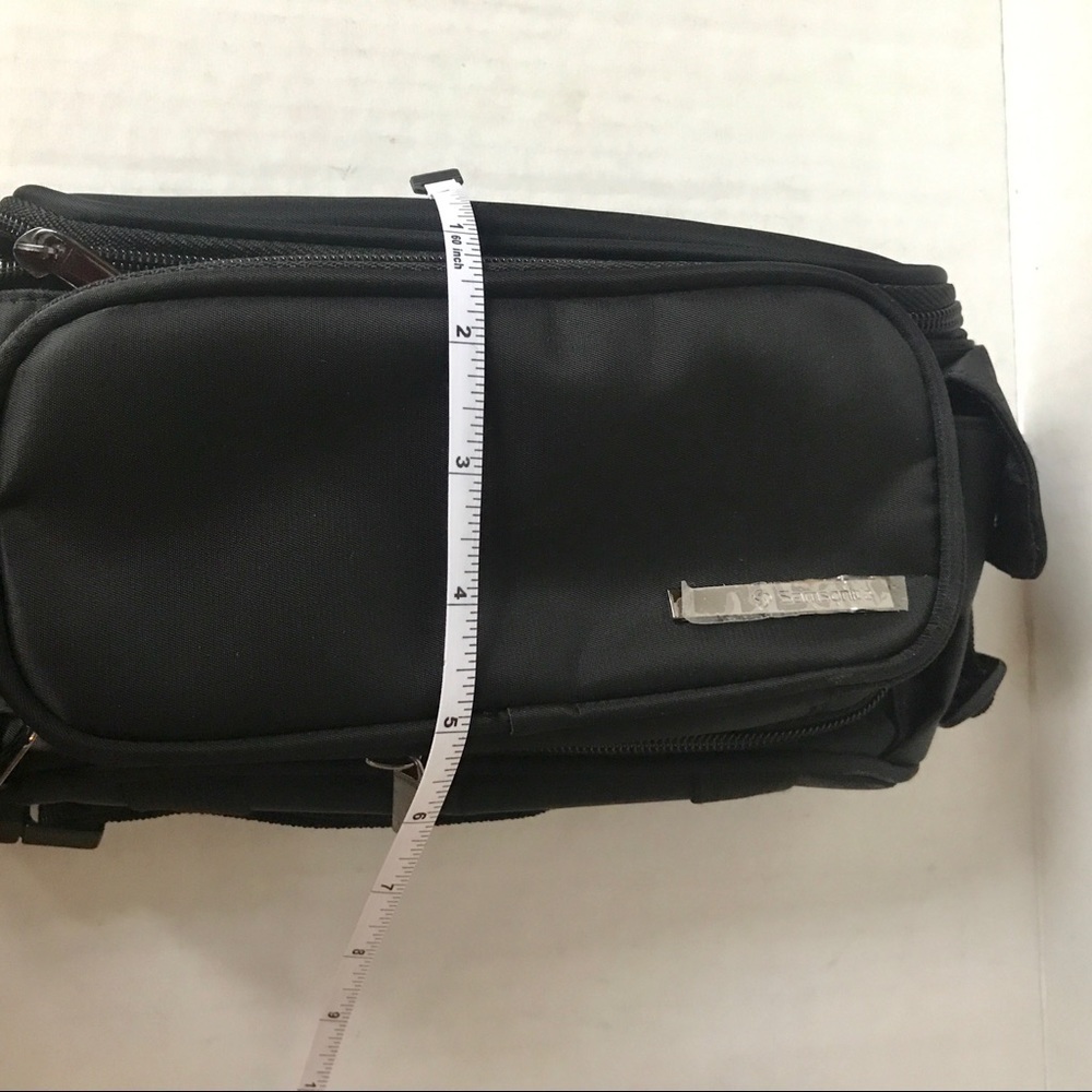 Samsonite Black nylon waist belt fannny pack new - Picture 4 of 9
